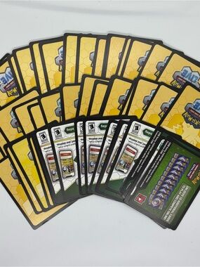 Pokémon Stack Of 50 Trading Card Game Online Code Cards - 10 Cards Per Pack